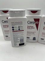 (4) CeraVe Soothing Body Wash for Very DrySkin Gentle Formula Hydrating 10oz