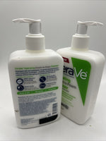 (2) CeraVe Hydrating Creme-to-Foam Cleanser w/ Ceramides Removes Makeup 16oz
