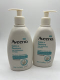 (2) Aveeno Calm +Restore Oat Repairing Lotion Sensitive Moisturize FragFree 12oz