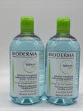(2)Bioderma Sebium H2O Purifying Cleansing Micellar Water CombinationOily 16.7oz