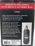 Gym Tote Canvas Punching Laundry Bag Shoulder Strap Throw In Towel 32" X 20"