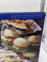 Spin Master Best BBQ This Summer 1000pc Puzzle Food Hamburger Dog American Flag