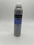 Neutrogena Sport Active Defense SPF 70 Sunscreen Spray Water Resistant