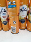 (5) Glade Hawaiian Breeze Aerosol Room Spray Air Freshener Mist 8 oz