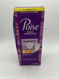 Poise Daily Microliners Light Absorbency Long Length #1 incontinence 50 Count B