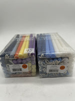 (2) 45 pcs Rite Lite Chanukah Hanukkah Judaica Blue White Red Candles 5.25"