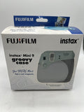 Fujifilm Instax Mini 9 Groovy Case Smokey White Wrist Strap Carry Insta Camera