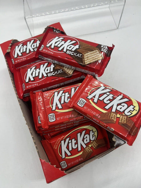 (18) Kit Kat Big Kat King Size Candy Bars Chocolate Halloween 9x Big 3oz 9x 1.5o