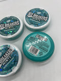 (4) Ice Breakers Wintergreen Sugar Free Mints Tin 1.5 oz