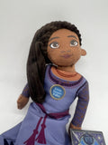 DISNEY Animated Movie WISH Small Plush Cloth Doll TALKING ASHA Stuffed Toy