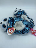 Plush TY BEANIE BOO'S Medium Slushy Dog  Fashion Slipper Socks Sequin Kid Toy