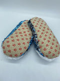 Plush TY BEANIE BOO'S Medium Slushy Dog  Fashion Slipper Socks Sequin Kid Toy