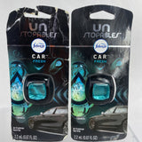 (4) Febreze Car Vent Clip Air Freshener Unstopables Fresh .7oz Adjustable