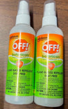(2) OFF! Botanicals Plant-Based Deet Free Insect Repellent Mosquito Spray 4oz