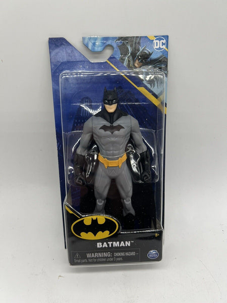 Spin Master Batman Grey 6 Inch Marvel Dc Comic Action Figure Batman Kid Toy