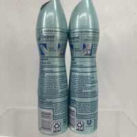 (2) Degree Ultraclear deodorant Dry Spray Black/White Pure Clean 3.8 oz