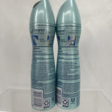 (2) Degree Ultraclear deodorant Dry Spray Black/White Pure Clean 3.8 oz