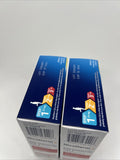(2) NicoDerm CQ Stop Smoking Aid Clear Patches Step 2 14mg 14ct 110/24