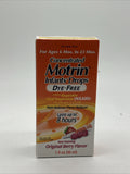 Motrin Infant Drops Oral Suspension Dye Free Pain Reliever 1 Oz Berry 50mg 11/24