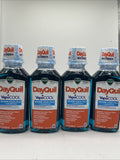 (4) Vicks DayQuil Severe Vapocool Cold Cough Flu Congestion Relief 12oz