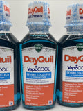 (4a) Vicks DayQuil Severe Vapocool Cold Cough Flu Congestion Relief 12oz
