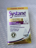 ALCON SYSTANE - COMPLETE - DRY EYE RELIEF - TWIN PACK - 2 X 10ML - 2/25