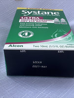 Systane ULTRA High Performance Lubricant Eye Drops Twin 2x 10ml 6/27 COMBINESHIP