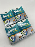 (4) Vicks Sinex SEVERE All-In-One Sinus  Pain Congestion LiquiCaps 24ct 7/25+