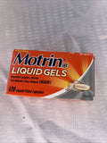 Motrin IB Liquid Gels Ibuprofen 200mg Pain & Fever Relief 120Ct 5/25 COMBINESHIP