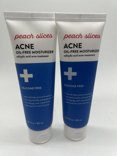 Peach Slices Oil-Free Moisturizer Face Salicylic Acid 2.82 oz/80 ml
