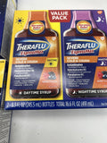 (3) Thera Flu Daytime Nighttime Severe Cold & Cough Syrup Express Flu Relief 8.3