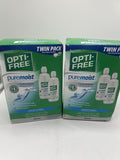 (2) Opti-Free Pure Moist Contact Lens Solution Twin Pack 4x 10 oz Total