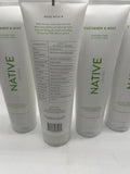 (4) Native Body Lotion Cucumber + Mint  Paraben& Silicone-Free 12oz COMBINESHIP