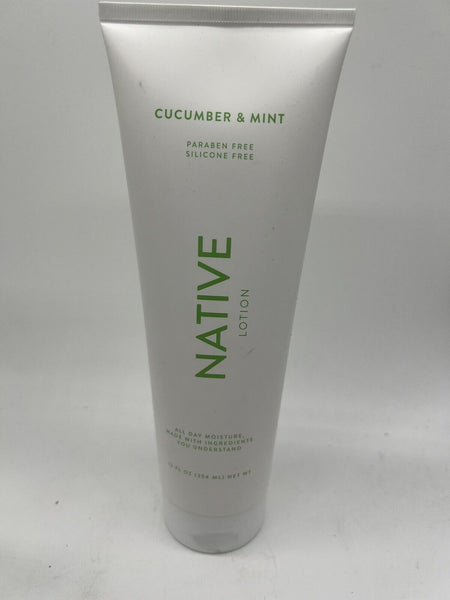 Native Body Lotion Cucumber + Mint  Paraben& Silicone-Free 12oz COMBINE SHIP!