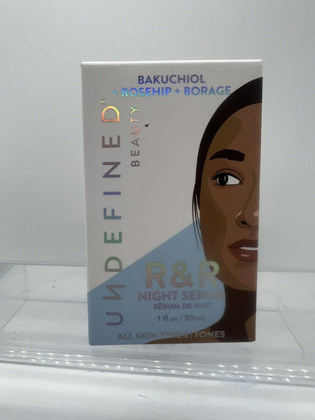 Undefined Reparative Calm + Nourish Bakuchiol Rose Night Serum 1oz COMBINESHIP