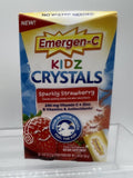 Emergen-C KIDZ CRYSTALS Sparkly Strawberry Vitamin C Zinc No Water Needed28packs