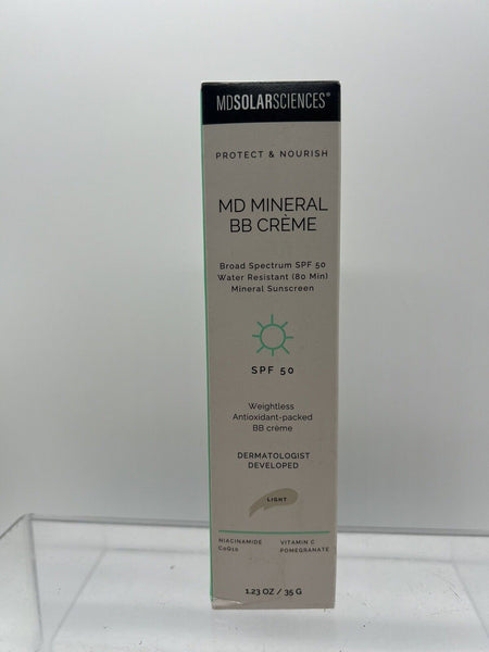 Light MD SOLAR SCIENC MD Mineral BB Creme SPF50 1.23ozCC Moisturizer COMBINESHIP