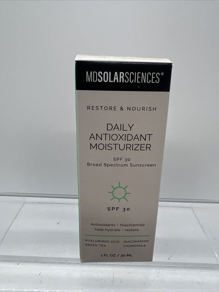 MDSolarSciences Daily Antioxidant Moisturizer SPF30 Niacinamide 1oz COMBINESHIP