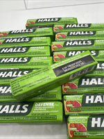 (17) HALLS Defense Assorted Citrus Vitamin C Drops Pocket Packs 9 Drops 153total