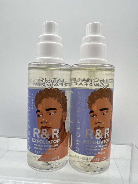 (2) Undefined R&R Lactic Acid Kombucha Exfoliator Treatment 10% PHA Resurfacing