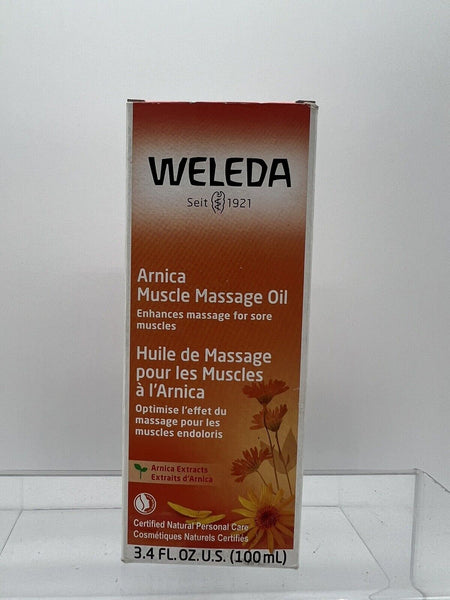 Welda Arnica Massage Oil Rosemary & Lavender Soothes Warming Effect 3.4oz