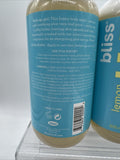 (3) Bliss Soapy Suds Body Wash Lemon & Sage 17oz Gentle Hydrating BROKEN PUMP