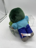 Mattel Minecraft 10" inch  Zombie Toy Green Plush Stuffed Animal Soft