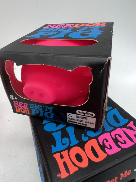 PINK Dig It PIG Nee-Doh Sensory Squish Stress Relief Ball Toy Autism COMBINESHIP