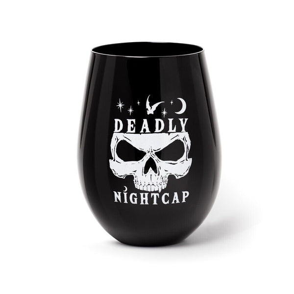 Alchemy Gothic SG6 Deadly Nightcap Stemless Wine Water Juice Glass Gift Decor
