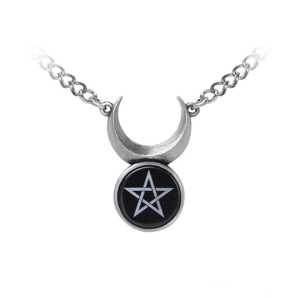 Alchemy P911 Sin-Horned God Pendant Necklace Gothic Pendant England Moon Star