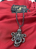 Alchemy England P888 Mammon of the Deep Pendant Necklace Gothic octopus Skull