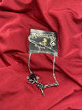 Alchemy P839 Love Never Dies Necklace Gothic Pendant England Black Rose IN Hand