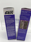 (2) Just for Men T-35 MEDIUM BROWN Touch of Gray No Mix Comb-In Root Hair Color
