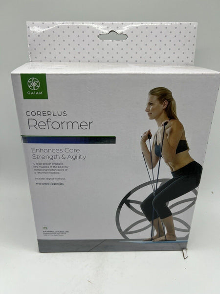 GAIAM CorePlus Reformer Trainer Dual Resistance Yoga Band Exercise Strength Gift